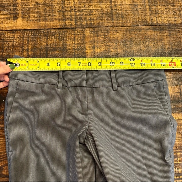 The Limited Drew Fit Gray Pinstripe Trousers- EUC - Picture 6 of 8